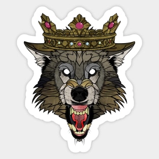 KING WOLF Sticker